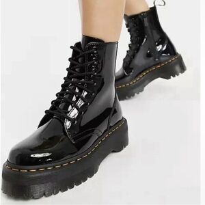 Dr Martens Jadon Patent Platform Boots